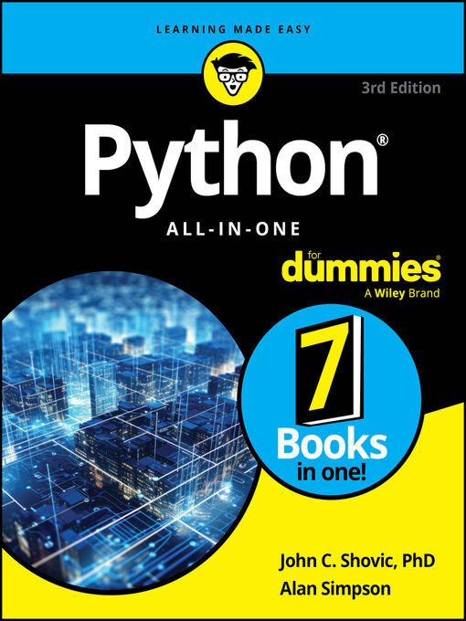 Title details for Python All-in-One For Dummies by John C. Shovic - Wait list